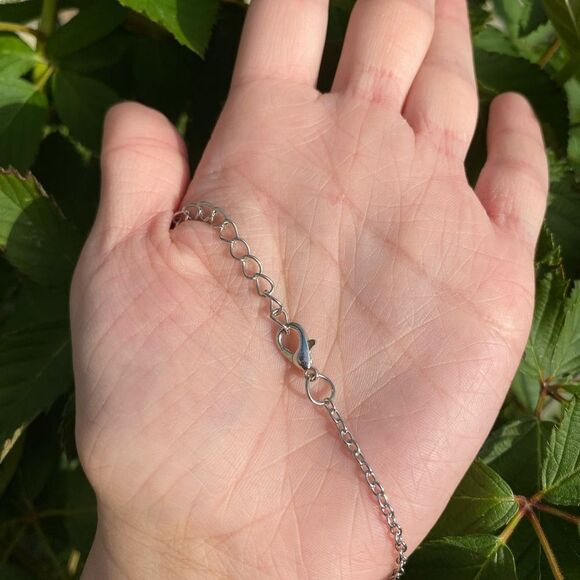 Gothic Renaissance Dragon Heart Pendant Necklace Red & Black Silver Tone - Picture 4 of 5